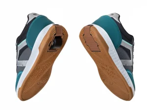 Breezy Rollers Sneakers Turquoise/Grijs/Zwart