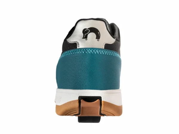 Breezy Rollers Sneakers Turquoise/Grijs/Zwart