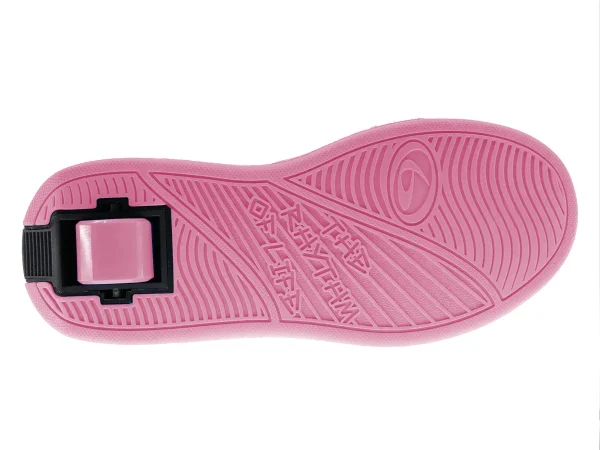 Breezy Rollers Sneakers Wit/Roze Splash