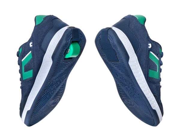 Breezy Rollers Sneakers Navy/Groen