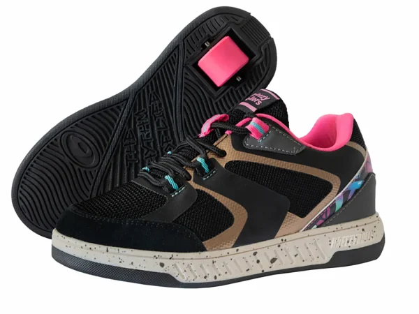 Breezy Rollers Sneakers Zwart/Goud - 2192371