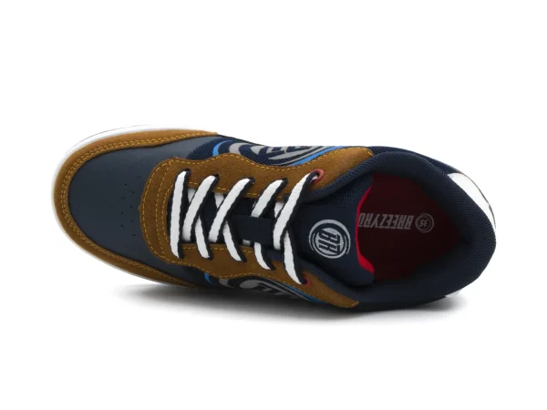 Breezy Rollers Sneakers Blauw/Camel