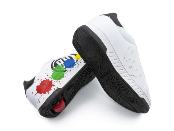 Breezy Rollers Sneakers Splash wit/zwart - 2180370